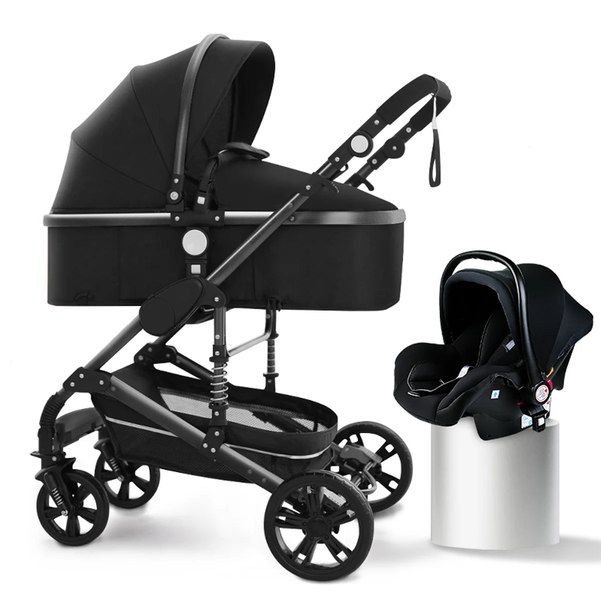 Baby stroller 3 in 1 stroller folding two-sided child four seasons kinderwagen baby carriage high landscape Newborn Travelling