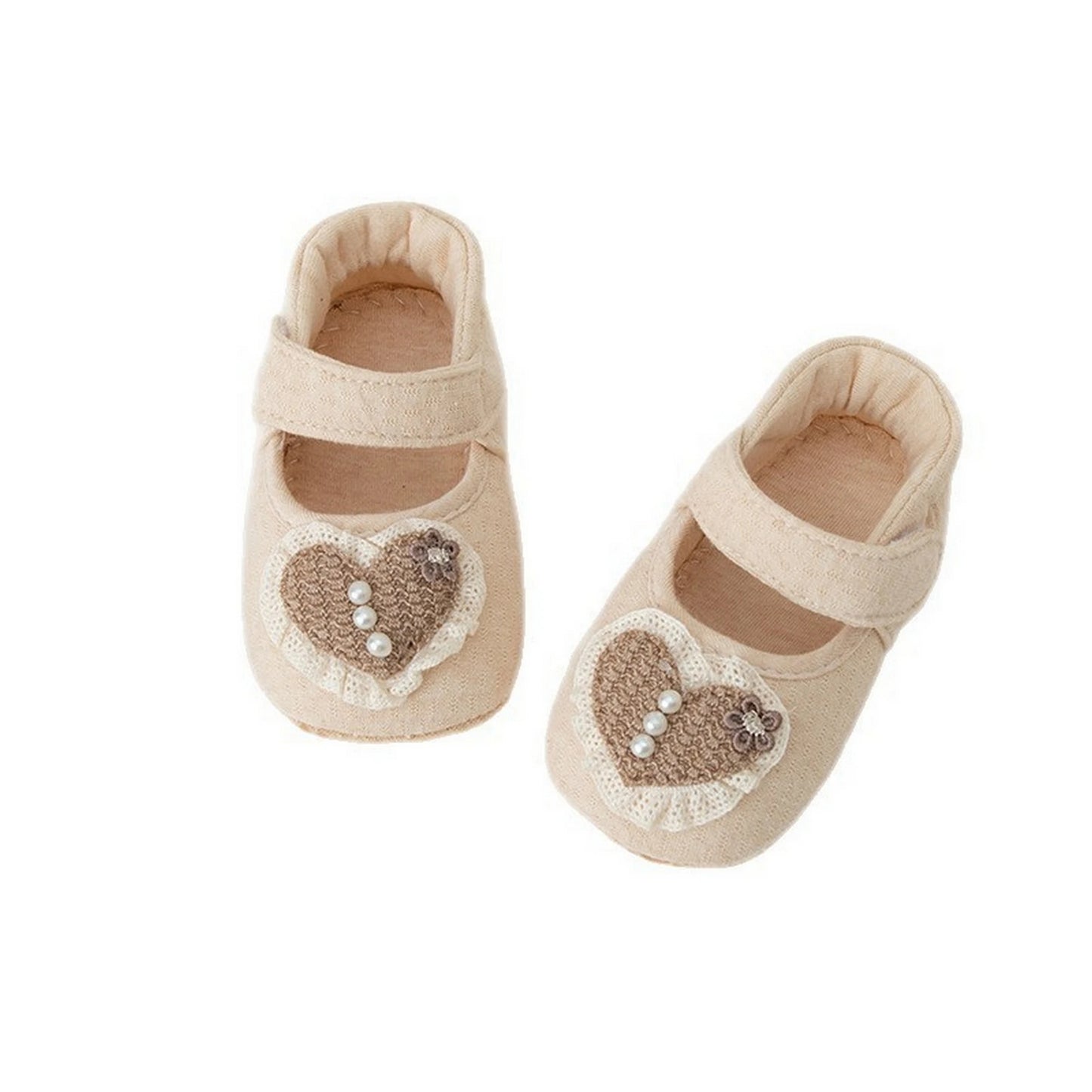 Cute Baby Girls Sandals Comfortable Soft Sole Heart Patterned Shoes for Non-slip Toddler Feet Perfect for Everyday Wear