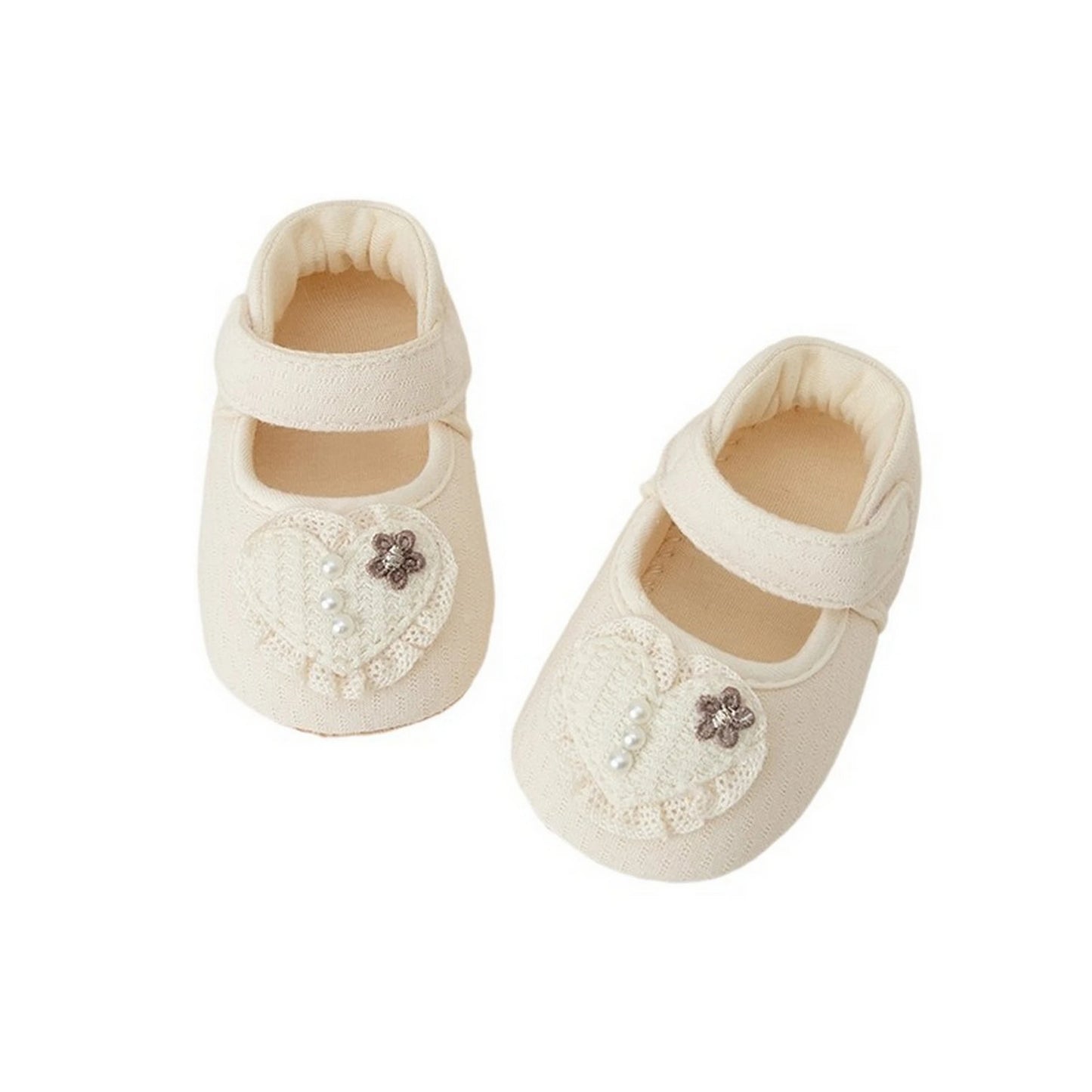 Cute Baby Girls Sandals Comfortable Soft Sole Heart Patterned Shoes for Non-slip Toddler Feet Perfect for Everyday Wear