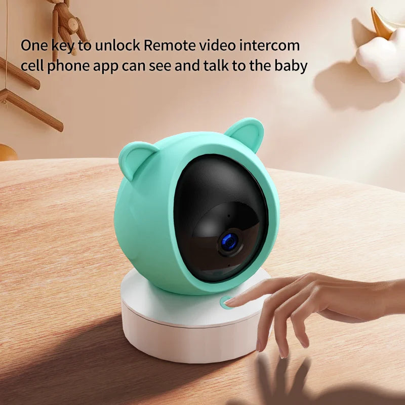 5 "Graffiti WiFi Motion Detection APP Remote View 2.4G Wireless Two-way Baby Monitor Night Vision Camera Security Protection