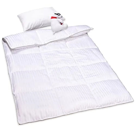 ZPECC Toddler Down Alternative Comforter 39x47 Hypoallergenic Baby Blanket Quilt Soft Breathable Lightweight All Season Duvet I