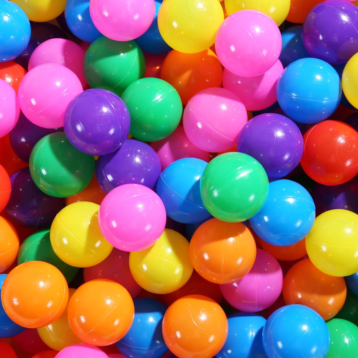 5.5CM 100Pcs/bags Baby Plastic PE Ball Pit Balls Colorful Soft Ocean Ball for Children Kid Play House Tents Outdoor Sport Toys